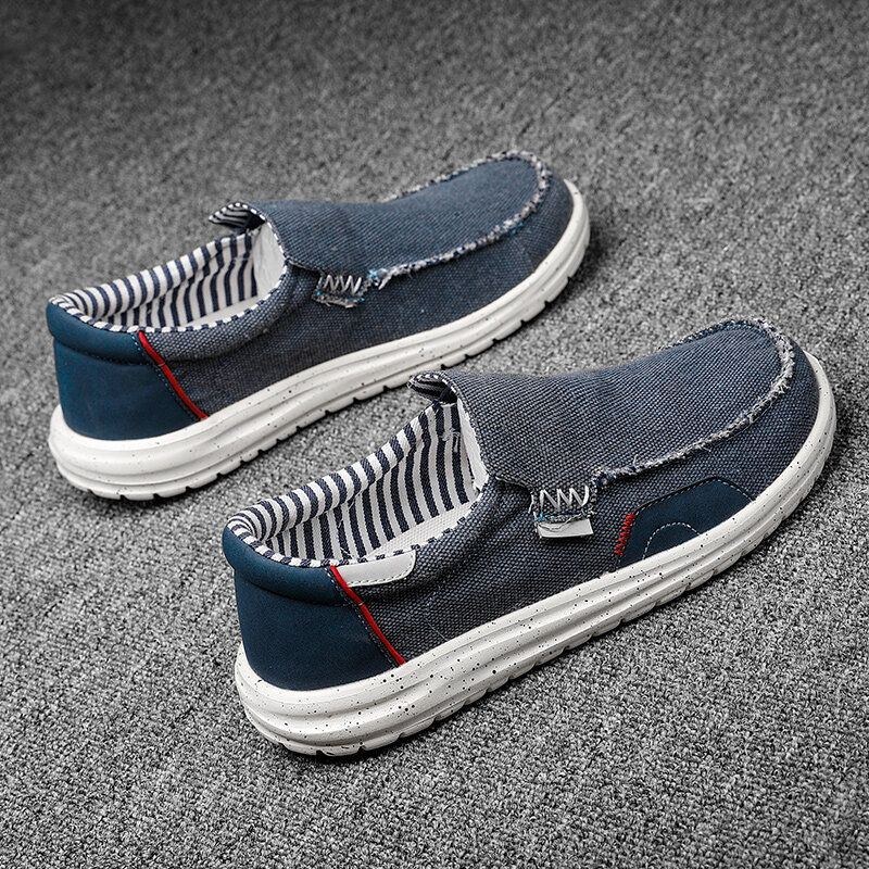 Herr Sport Lättvikt Bekväm Andas Casual Denim Skor