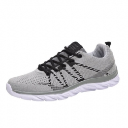 Herr Sport Mesh Sneakers Andas Lättvikt Casual Walking Sneaker Bekväma Mjuka Skor