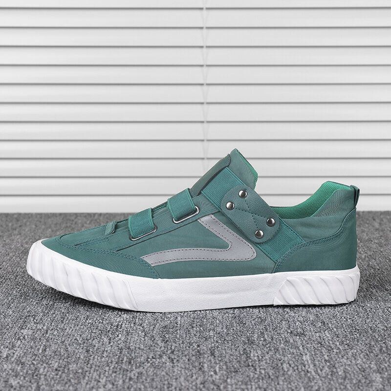 Herr Tyg Andas Slip Resiatant Mjuk Sula Low Top Casual Sneakers