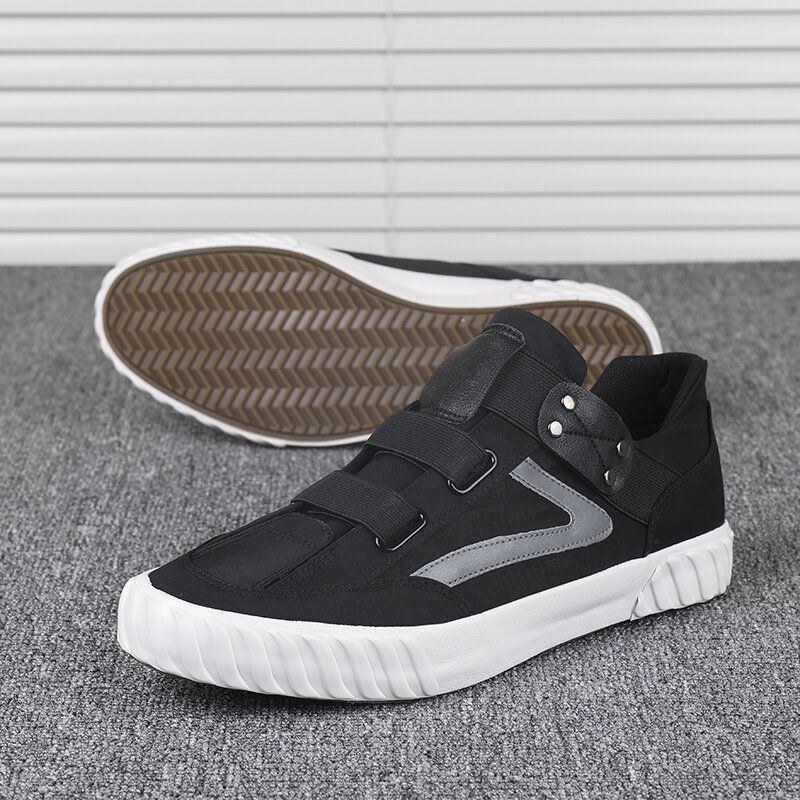 Herr Tyg Andas Slip Resiatant Mjuk Sula Low Top Casual Sneakers