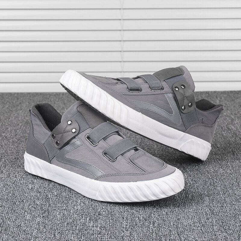 Herr Tyg Andas Slip Resiatant Mjuk Sula Low Top Casual Sneakers