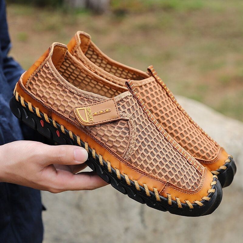 Herr Utomhus Handsömmar Snabbtorkande Mesh Casual Water Shoes