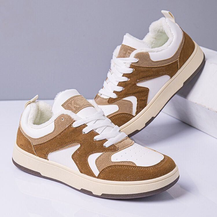 Herr Varmfoder Halkfri Patchwork Andas Casual Sneakers