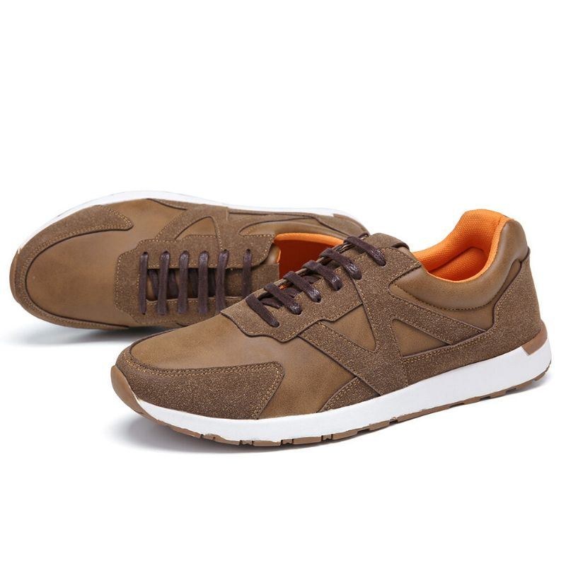 Klassiska Forrest Skor Män Bekväma Halkfria Snörning Sport Casual Sneakers