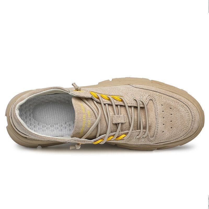 Men Retro Comfy Andas Låg Top Casual Tooling Sneakers