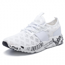 Stora Män Mode Mjuk Mesh Sport Sneakers Andas