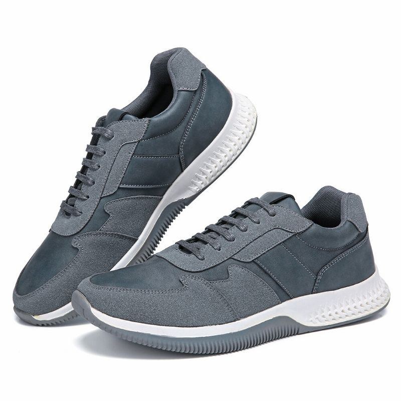 Utomhussport För Män Mikrofiberläder Bekväma Halksäkra Casual Sneakers