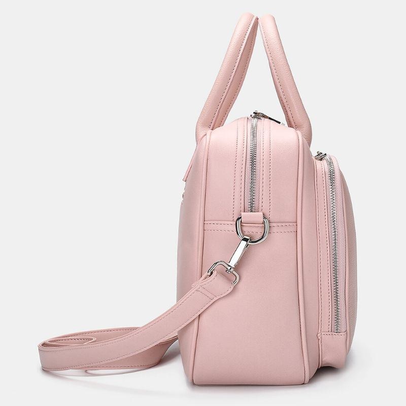 Dam Designer Randig Laptopväska Crossbody Bag Handväska