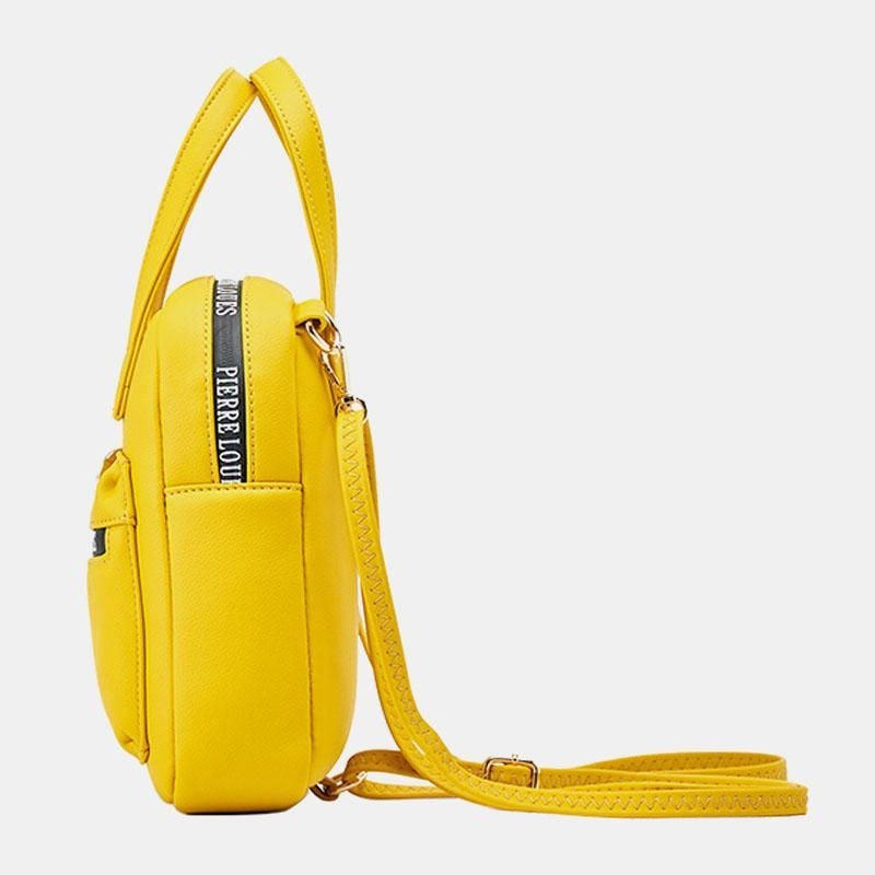 Dam Pure Color Liten Multifunktionell Handväska Crossbody-väska