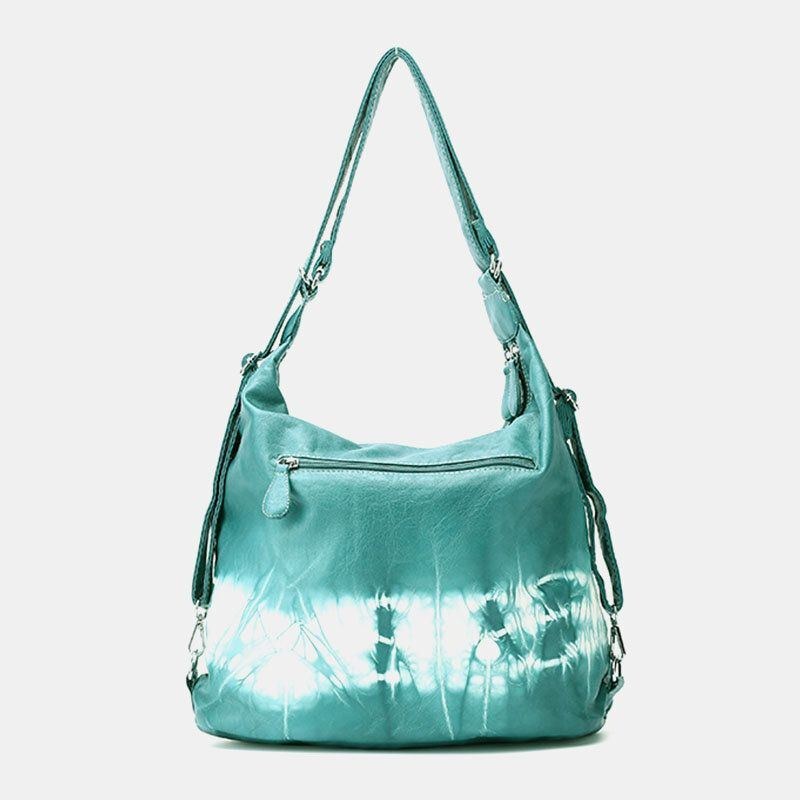 Dam Tie Dye Multi-carry Vattentät Crossbody-väska Med Stor Kapacitet Axelväska Handväska Ryggsäck