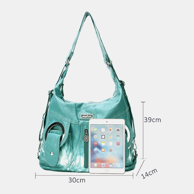 Dam Tie Dye Multi-carry Vattentät Crossbody-väska Med Stor Kapacitet Axelväska Handväska Ryggsäck