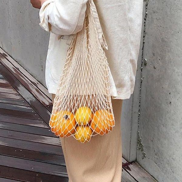 Dammode Shopping Beach Net Bag Tote Bag