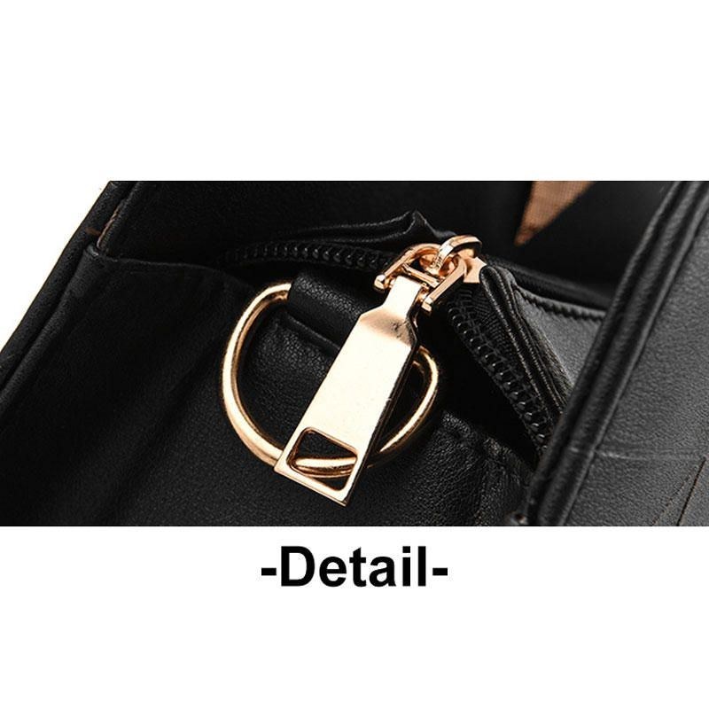 Elegant Dam Golden Top Handtag Satchel Handväska Tote Handväska Axelväska Med Pärlhänge