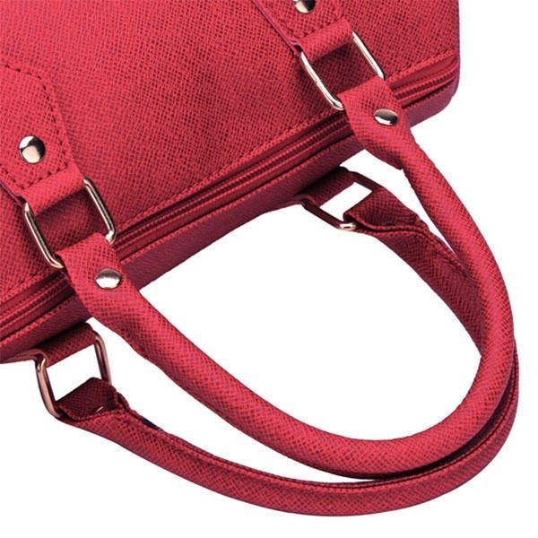 Pu Messenger Bag För Kvinnor Handväska Axelväska Tygväska Crossbody-väska