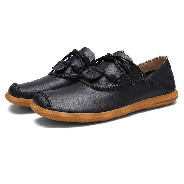 Affärsskor Herr Casual Low Top Oxfords I Läder