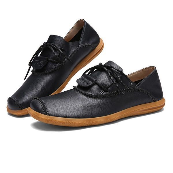 Affärsskor Herr Casual Low Top Oxfords I Läder