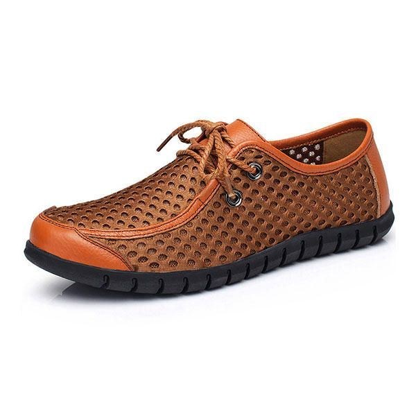 Herr Andas Mesh Casual Spets Oxford