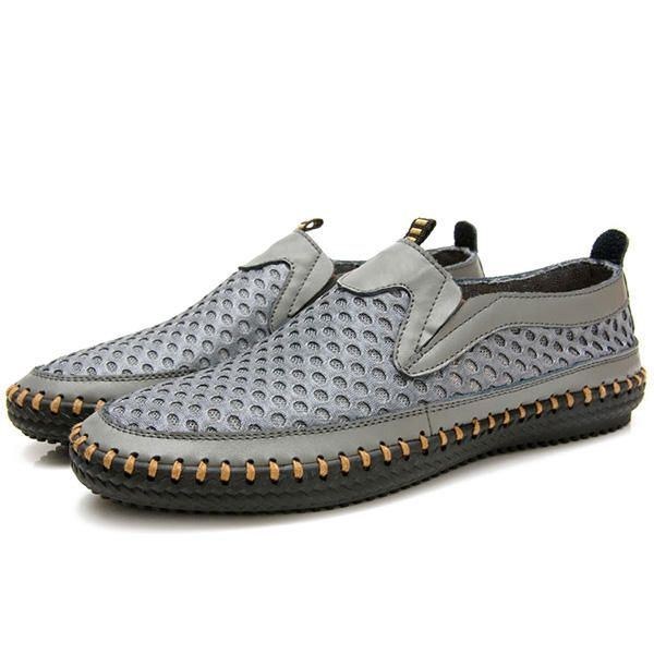 Herr Andas Mesh Svettabsorption Slip On Oxfords Flats