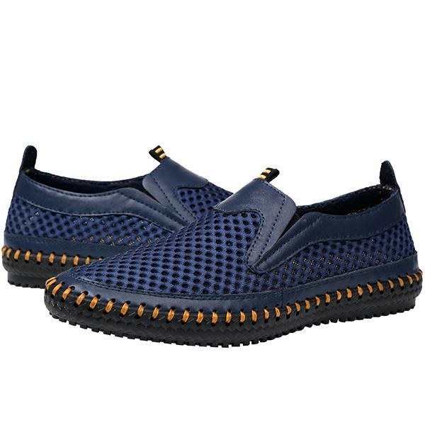 Herr Andas Mesh Svettabsorption Slip On Oxfords Flats