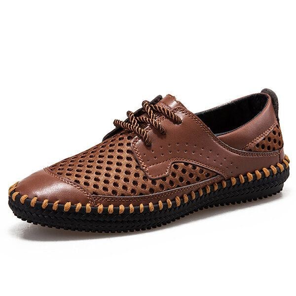 Herr Andas Oxfords Mesh Svettabsorberande Sneakers Casual Mjuka Utomhusskor