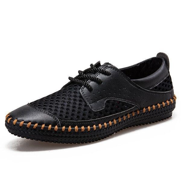 Herr Andas Oxfords Mesh Svettabsorberande Sneakers Casual Mjuka Utomhusskor