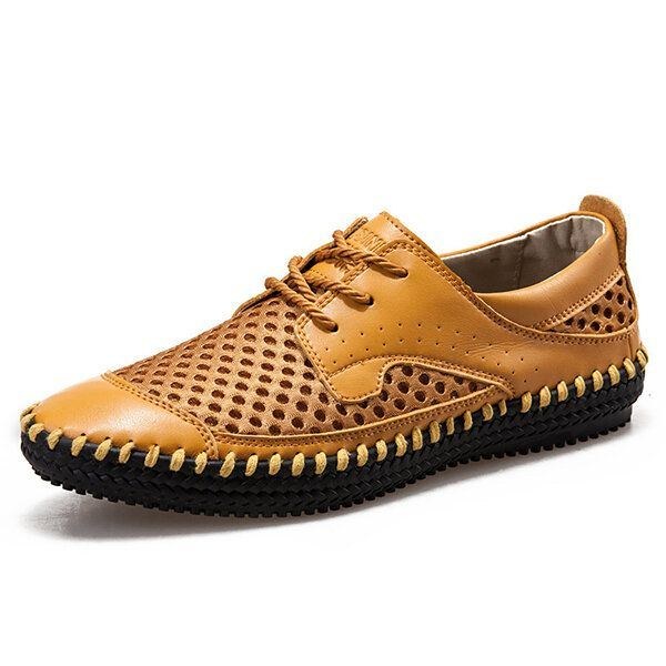 Herr Andas Oxfords Mesh Svettabsorberande Sneakers Casual Mjuka Utomhusskor