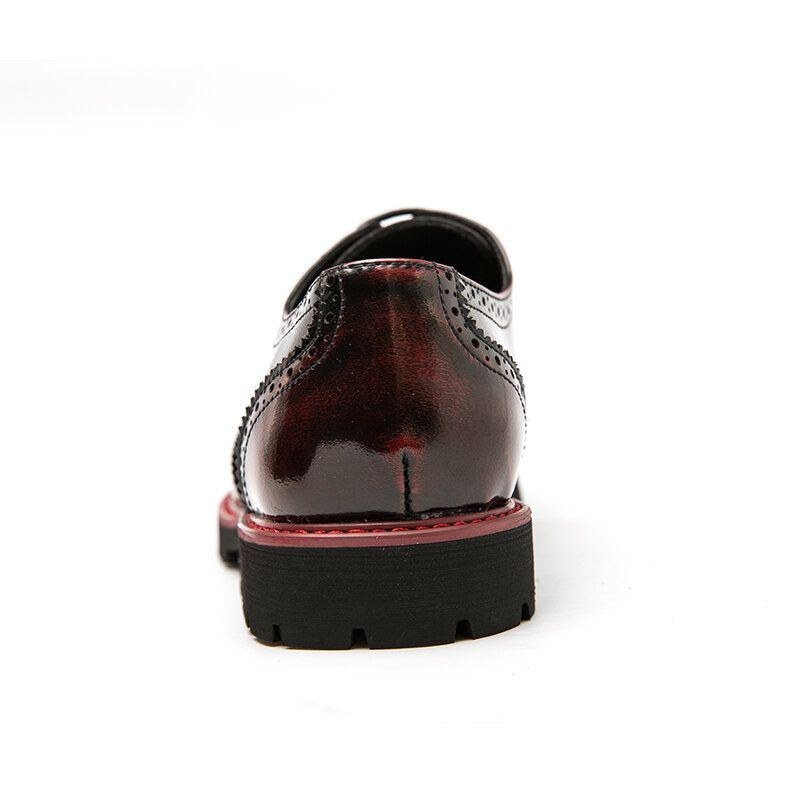 Herr Brogue Craved Retro Gentleman Dress Shoes