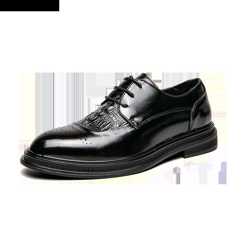 Herr Brogue Präglad Snörning Andas Business Dress Shoes