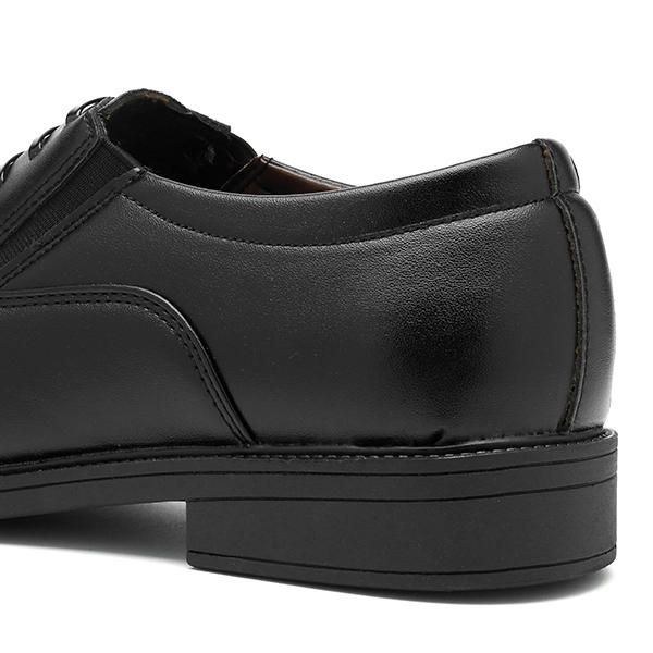 Herr Comfy Casual Business Elastiskt Band Pu Läder Slip On Formell Skor