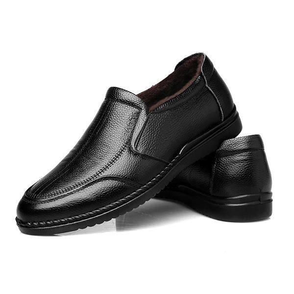 Herr Comfy Genuine Läder Slip On Oxfords