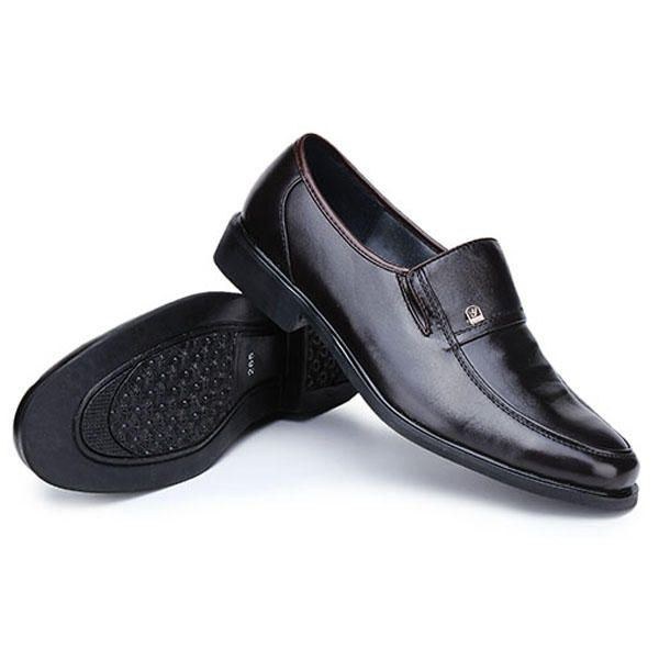 Herr Formell Business Skor Konstläder Casual Slip-on Loafers