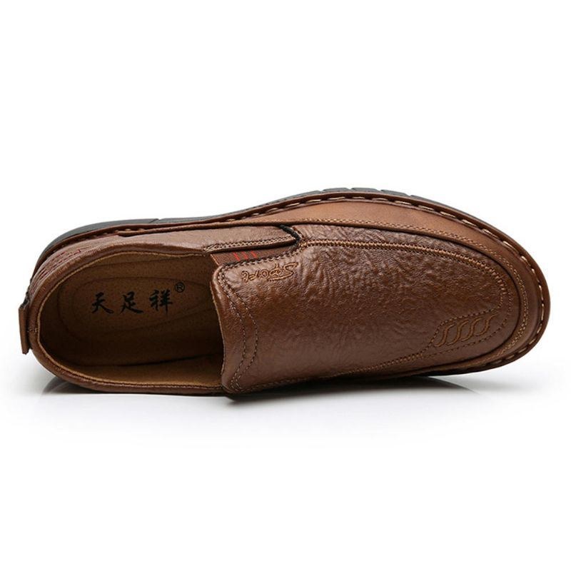 Herr Halksäker Slip On Elastiskt Band Mjuk Sula Causal Daily Oxfords