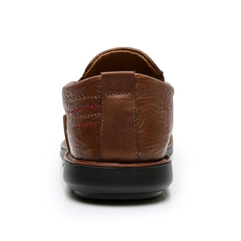 Herr Halksäker Slip On Elastiskt Band Mjuk Sula Causal Daily Oxfords