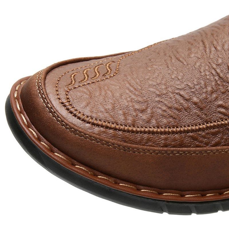 Herr Halksäker Slip On Elastiskt Band Mjuk Sula Causal Daily Oxfords