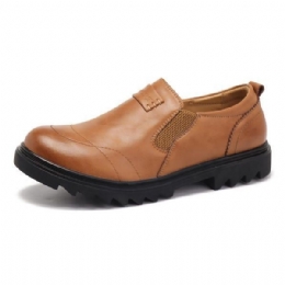 Herr Mern Comfy Casual Business Elastiskt Band Slip On Oxfords