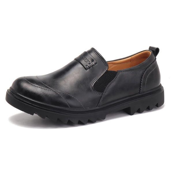 Herr Mern Comfy Casual Business Elastiskt Band Slip On Oxfords