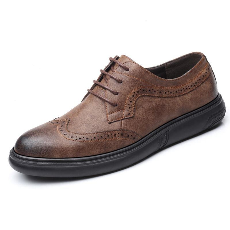 Herr Microfiber Casual Business Oxfords