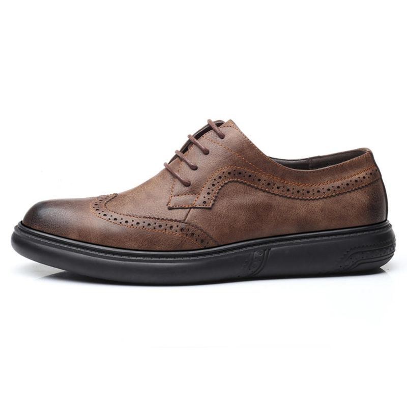 Herr Microfiber Casual Business Oxfords