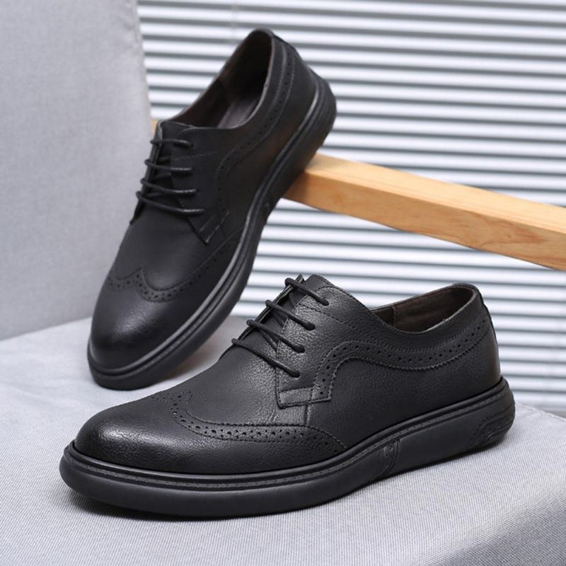 Herr Microfiber Casual Business Oxfords