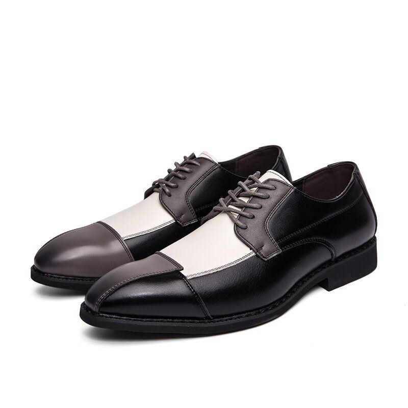 Herr Pu Läder Snygga Oxfords Business Dress Skor