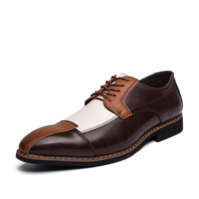 Herr Pu Läder Snygga Oxfords Business Dress Skor