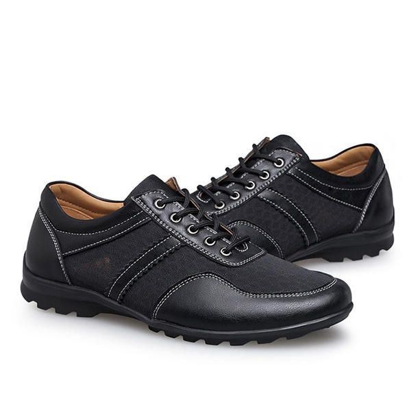 Mesh Män Casual Läder Oxfords