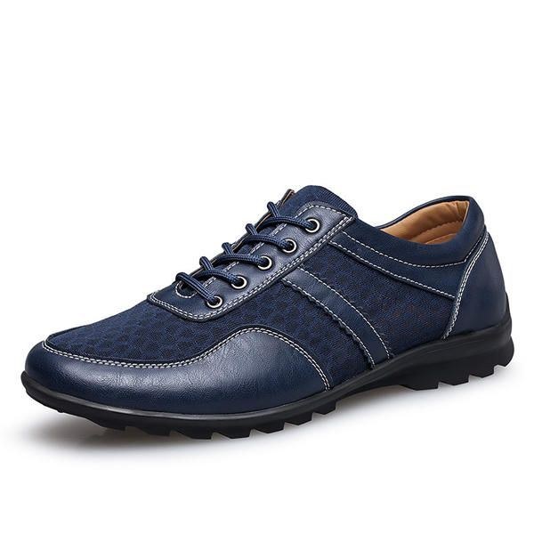 Mesh Män Casual Läder Oxfords