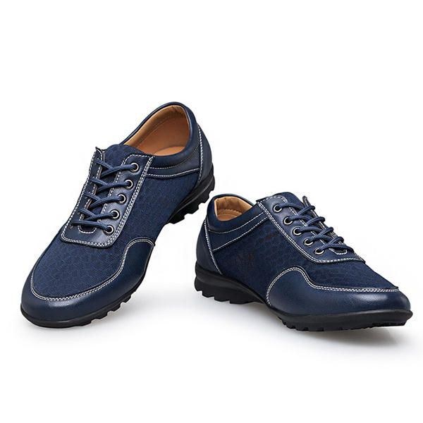 Mesh Män Casual Läder Oxfords