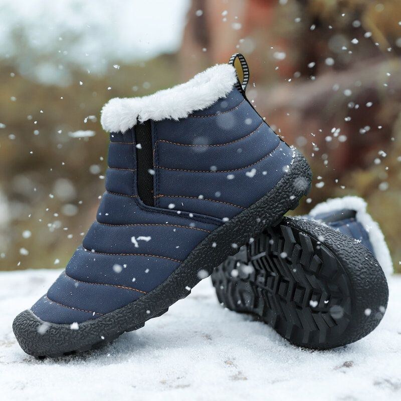 Herr Casual Varm Vattentät Slip On Snow Boots