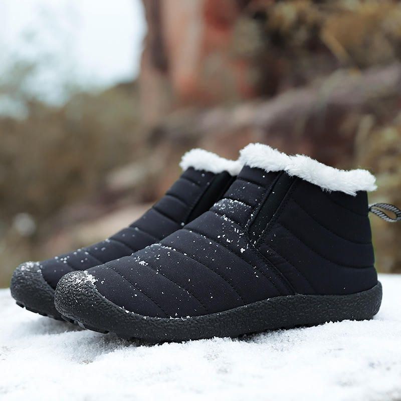 Herr Casual Varm Vattentät Slip On Snow Boots