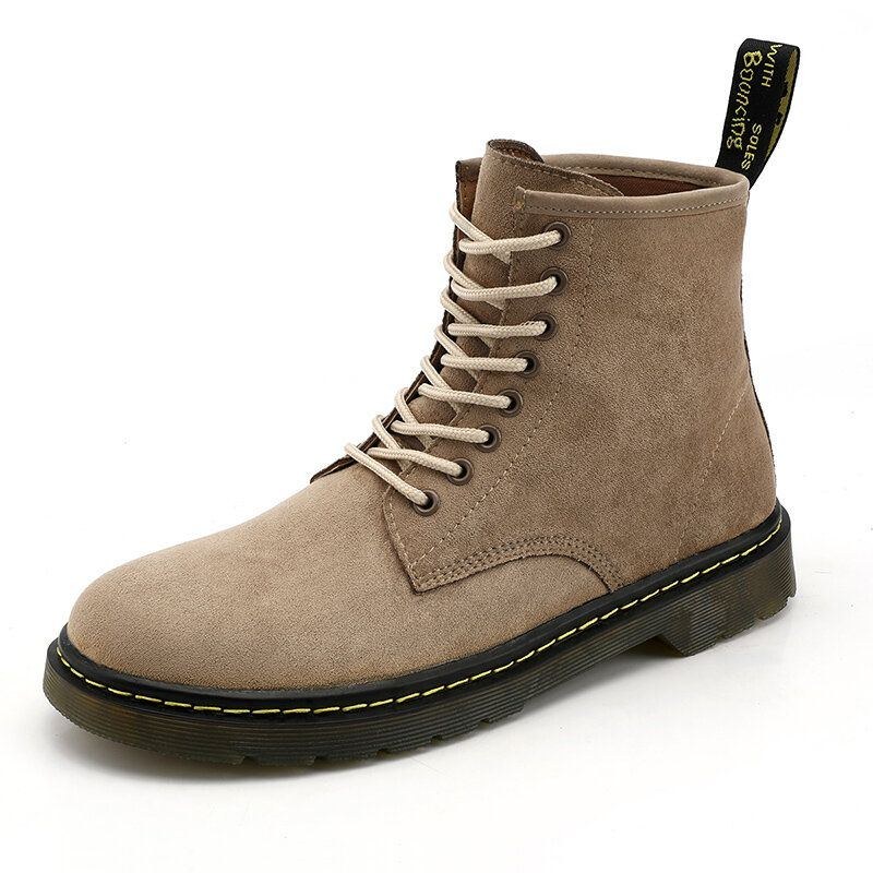 Herr Klassisk Arbetsstil Bekväma Halksäkra Casual Boots