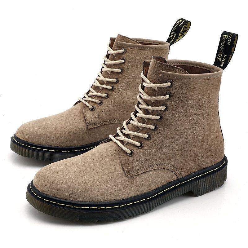 Herr Klassisk Arbetsstil Bekväma Halksäkra Casual Boots