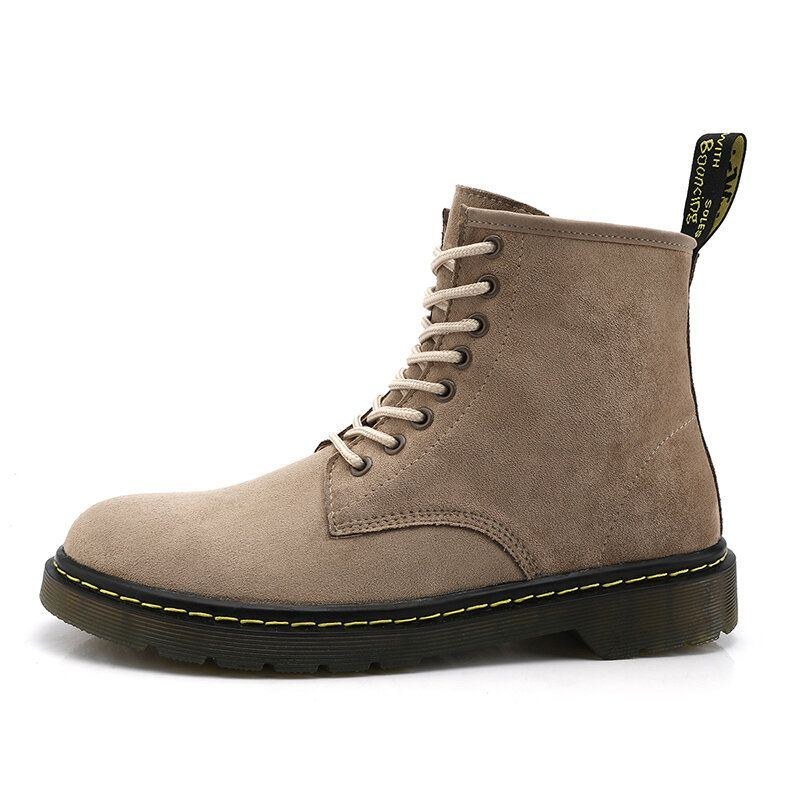 Herr Klassisk Arbetsstil Bekväma Halksäkra Casual Boots