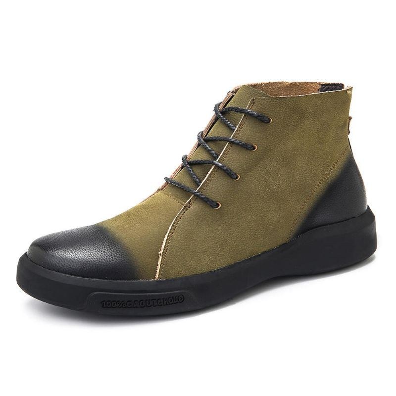 Herr Special Vintage Snygga Ankel Boots I Läder